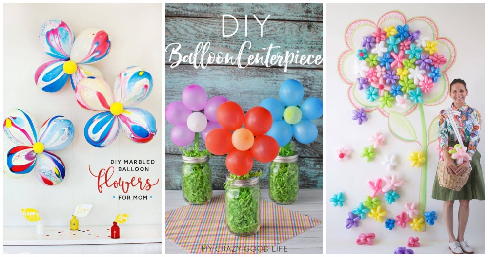 10 easy ways to make flower balloons ⋆ DIY crafts