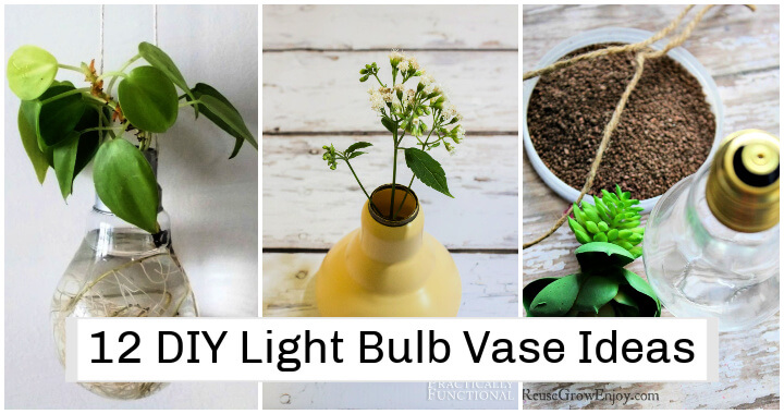 12 DIY bulb vase ideas ⋆ DIY crafts