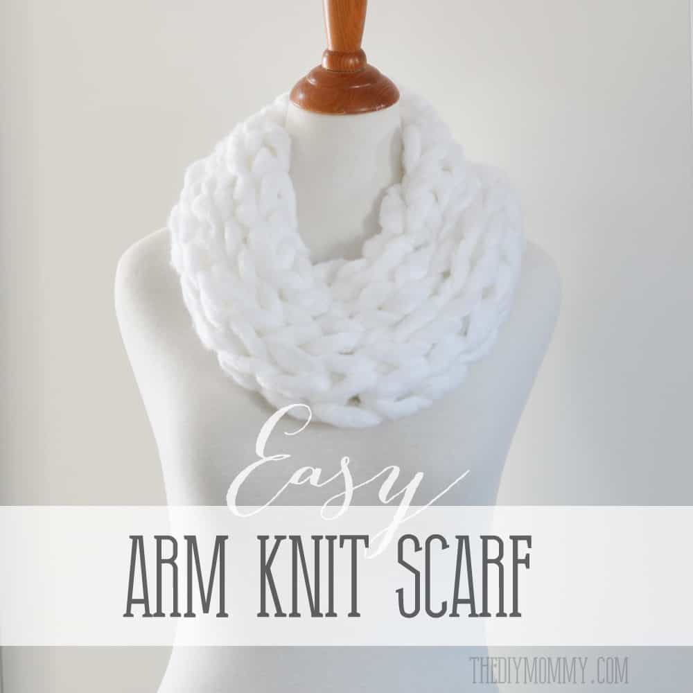 Simple DIY Arm Knit Scarf 15 Handmade Scarves Suitable for Cold Weather