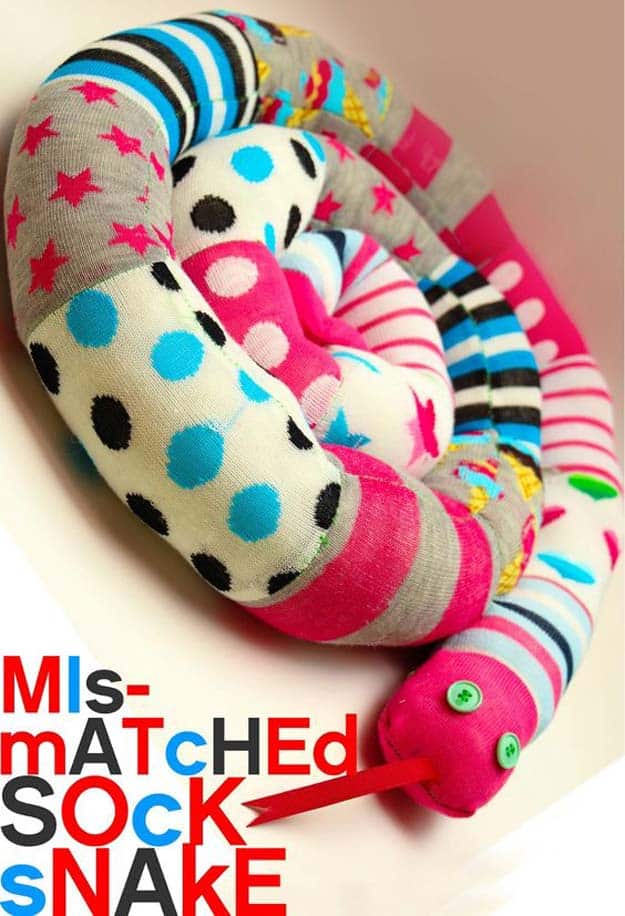 Mismatched socks and snakes 15 interesting ways to upgrade old socks