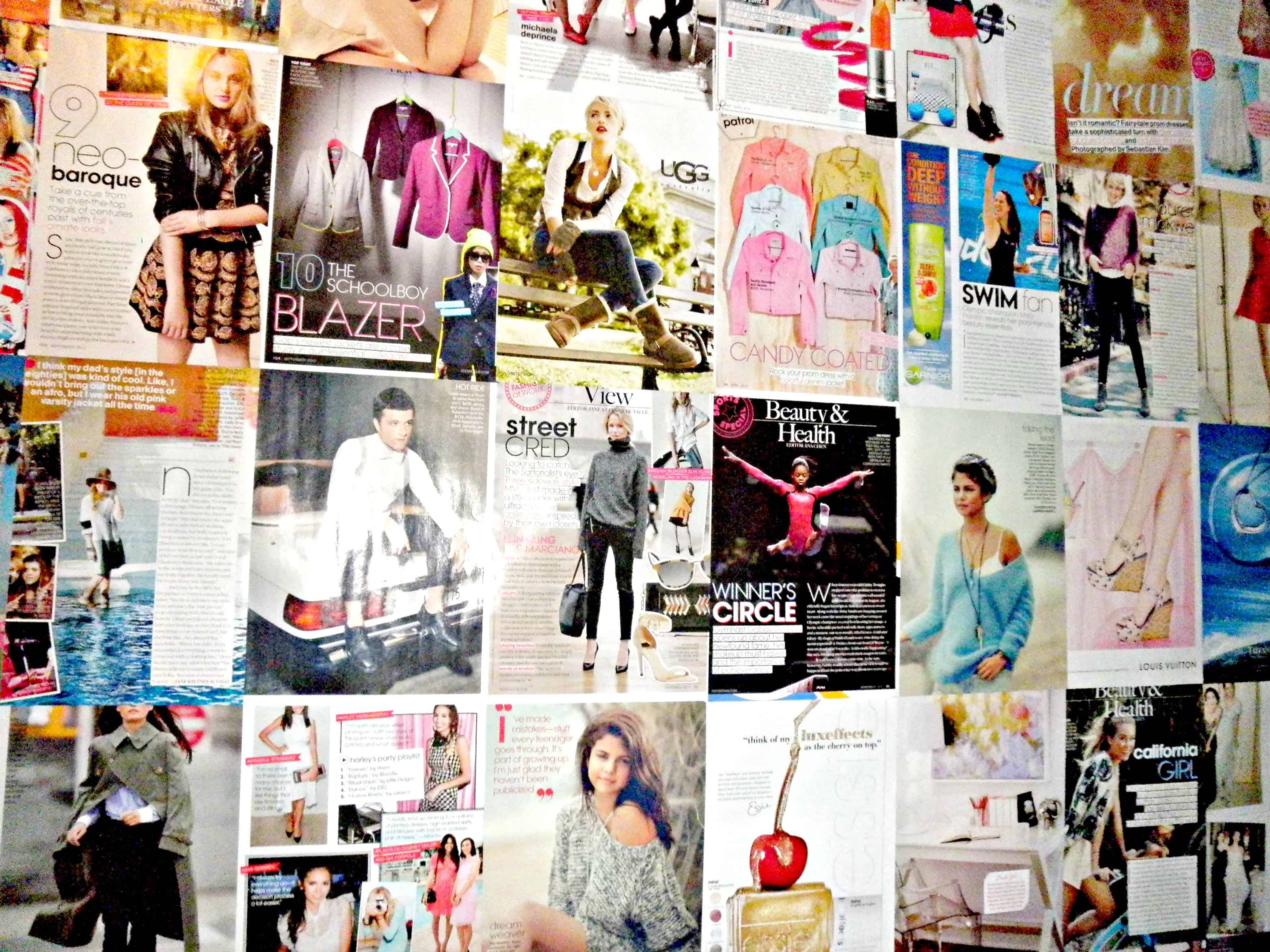 Magazine collage