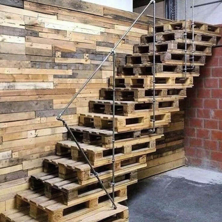 The best ideas for pallet stairs