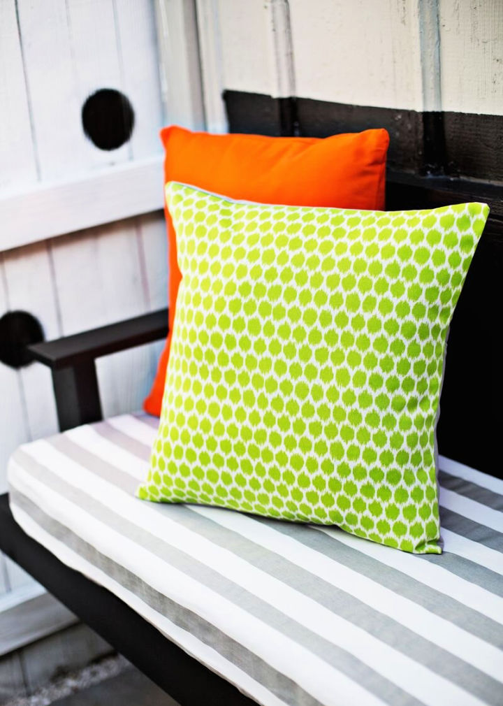 How to make outdoor pillowcases