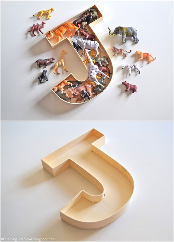 Animal toy stuffed letters