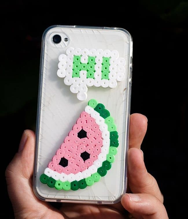 Pearl beads phone case