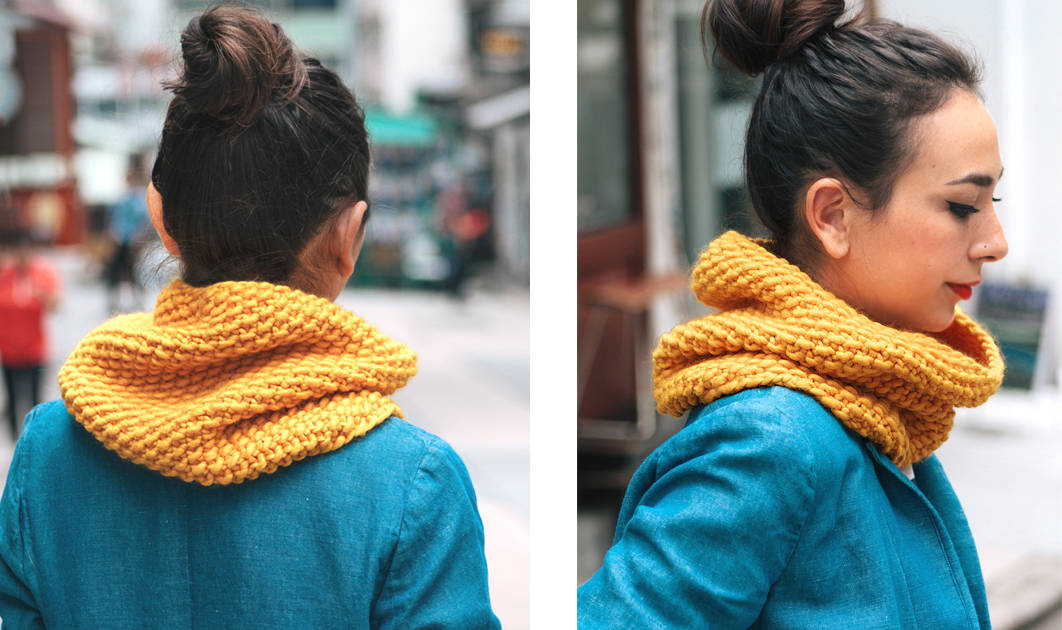 15 autumn knitted scarves and hood patterns