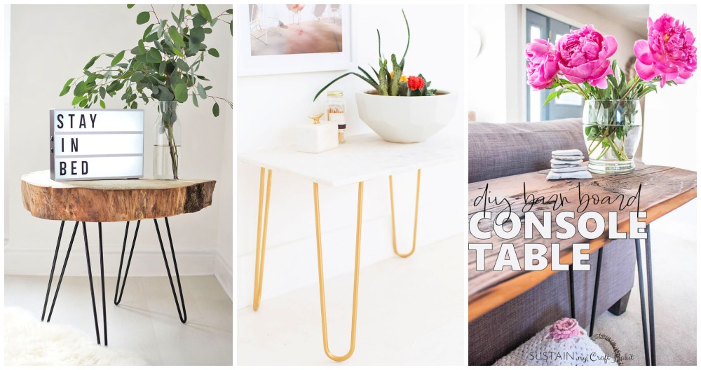 18 DIY hairpin leg furniture ideas ⋆ DIY crafts