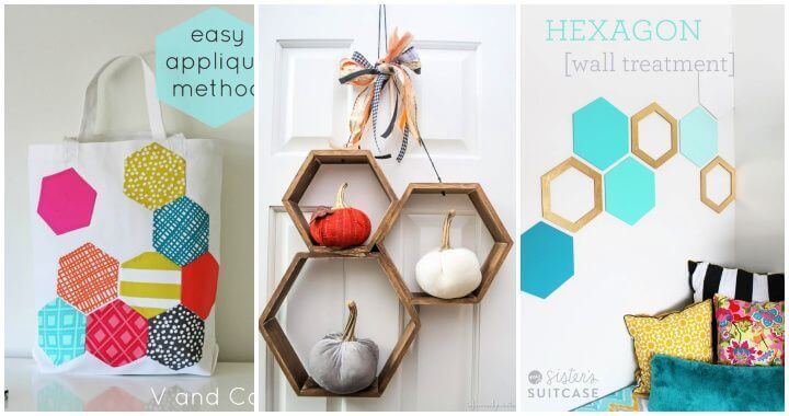 20 simple DIY hexagonal projects ⋆ DIY crafts