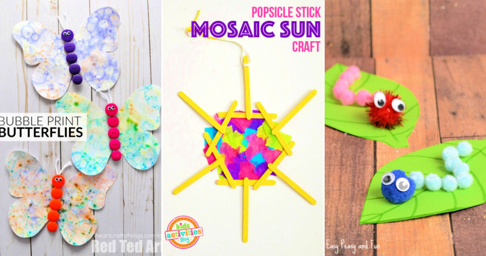 20 simple children's summer camp crafts ⋆ DIY crafts