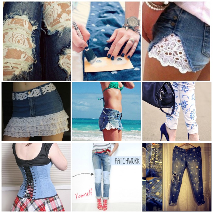 24 ideas for remodeling old jeans - fb