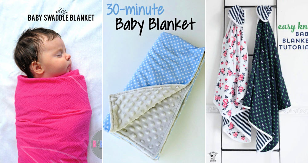 60 simple DIY baby blanket sewing and quilt ideas