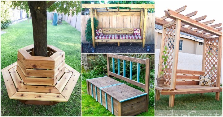75 Ultimate DIY Outdoor Bench Plan ⋆ DIY Crafts