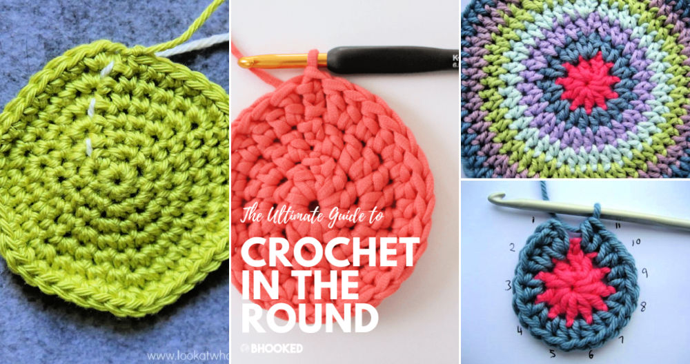 Crochet in circles with 15 free crochet patterns