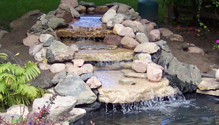 how-do-you-attach-a-pond-liner-to-a-waterfall