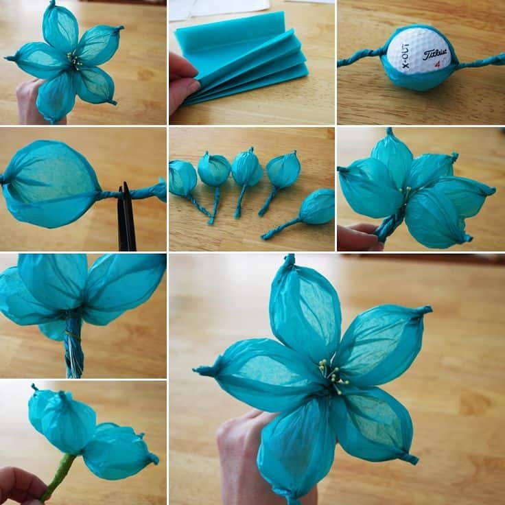 15 Fun Crafts From Tissue Paper