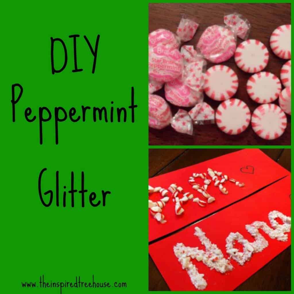 DIY mint glitter 15 DIY Christmas crafts involving glitter