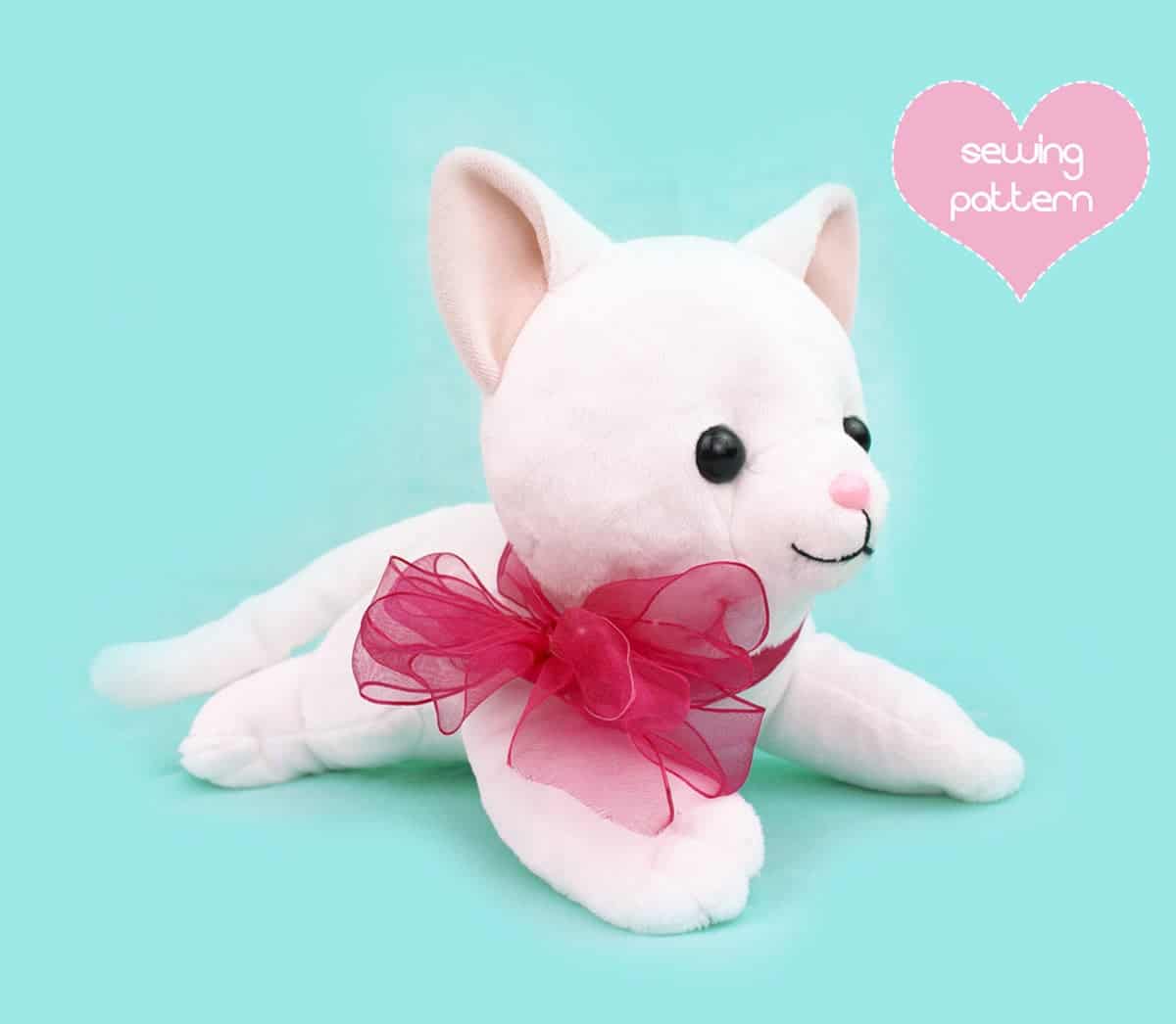 Laying cat toys 15 cute DIY plush toys, suitable for homemade enthusiasts