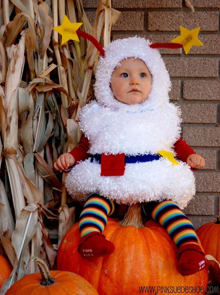 Fluffy twink 15 DIY baby Halloween costumes from Rainbow Bright
