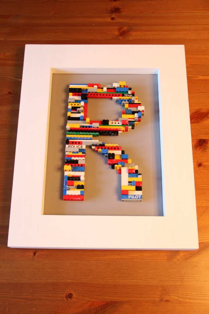 LEGO Alphabet Art