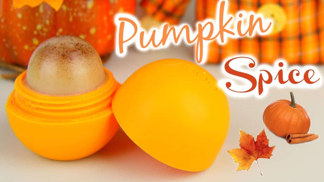 DIY pumpkin spice lip balm