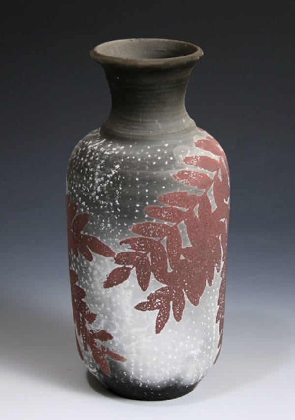 Screen printing ceramic vase