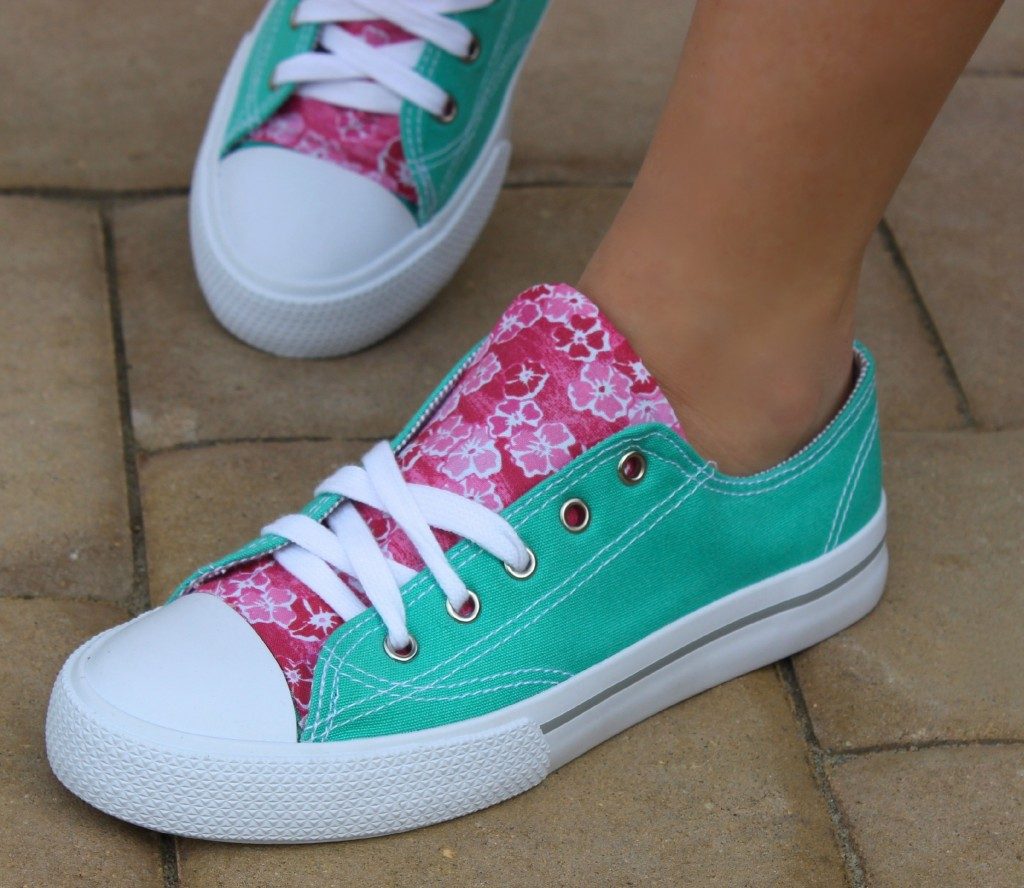 cloth sneakers