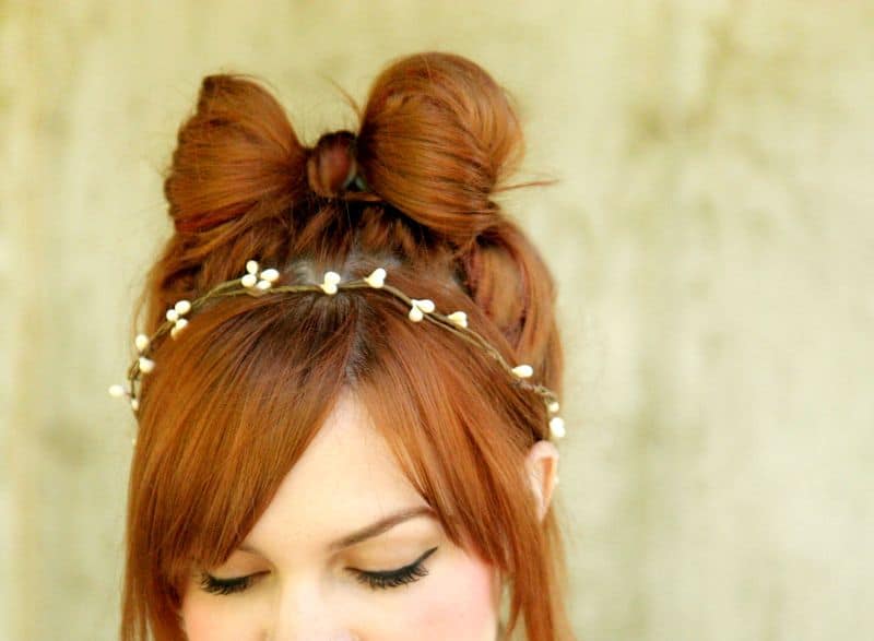 hair bow with headband
