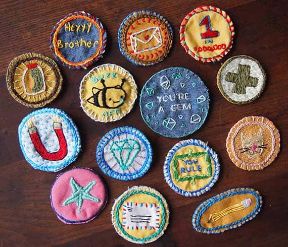 Embroidered Patch Pins