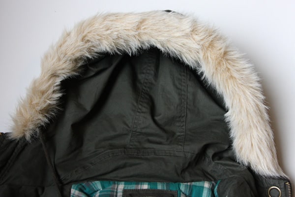 DIY Faux Fur Lined Hood