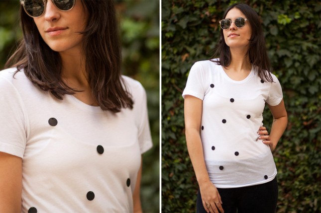 Jumbo Sequin Polka Dot T-Shirt