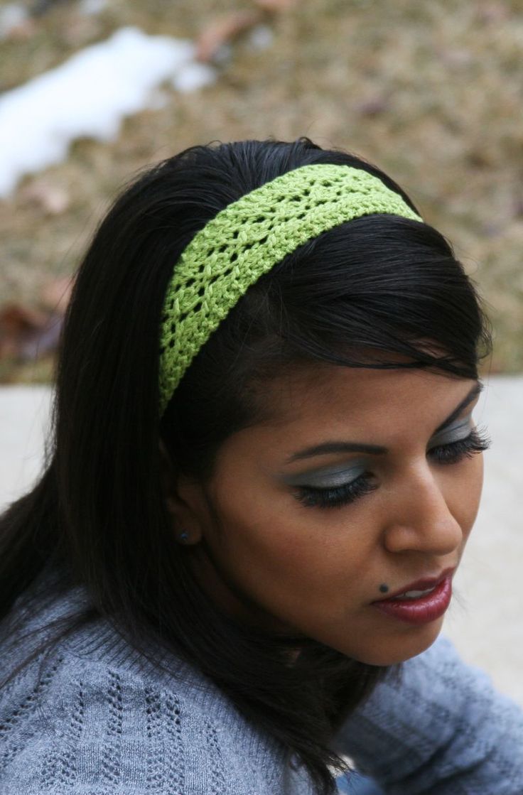 cute loom knitted headband