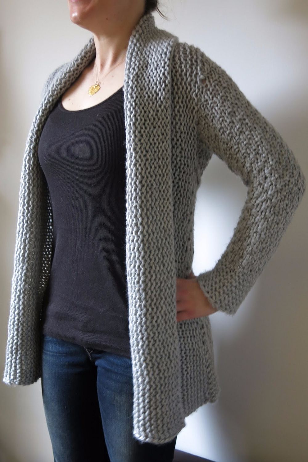 Courie In Cozy Winter Cardigan