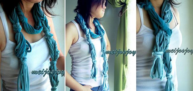 Cool Knotted T-Shirt Scarf