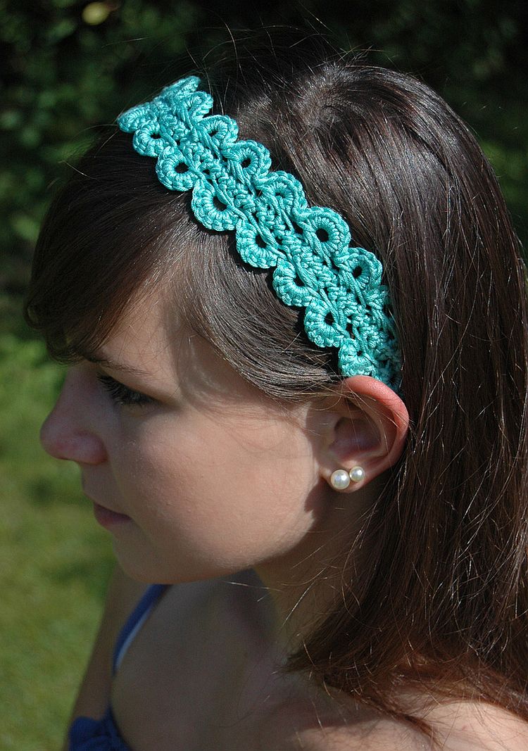 hairpin lace headband