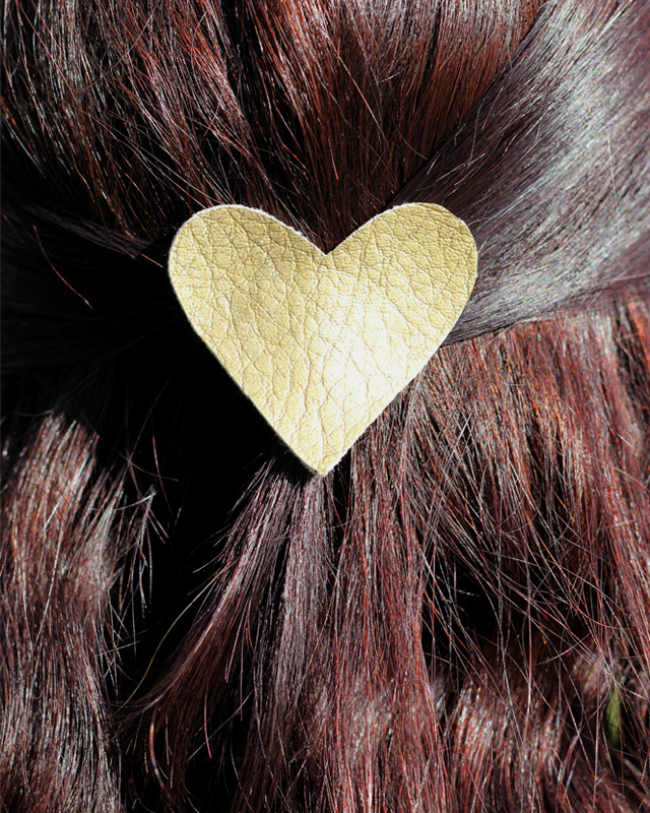 heart hair clip