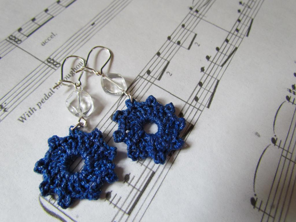 cobalt earrings