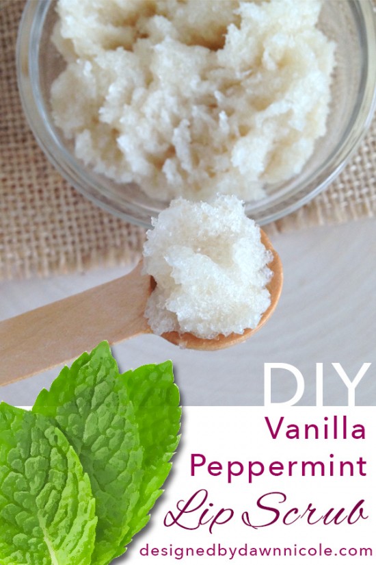 DIY Vanilla Mint Scrub
