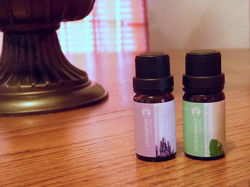 Add essential oils to the aroma of your choice
