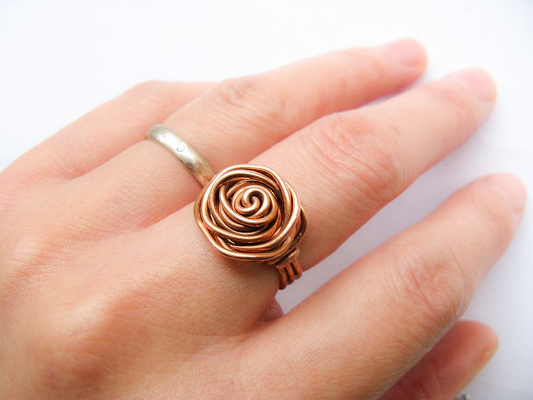 Wrapped Rose Ring