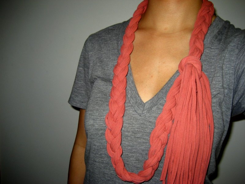 Old T-Shirts Turned into Cool Scarves