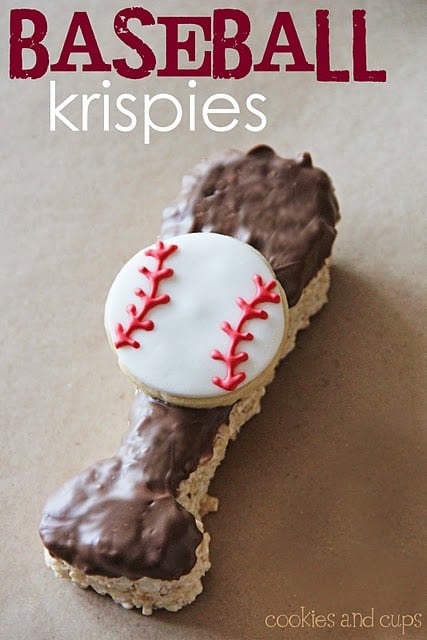 Baseball and Bat Cookies
