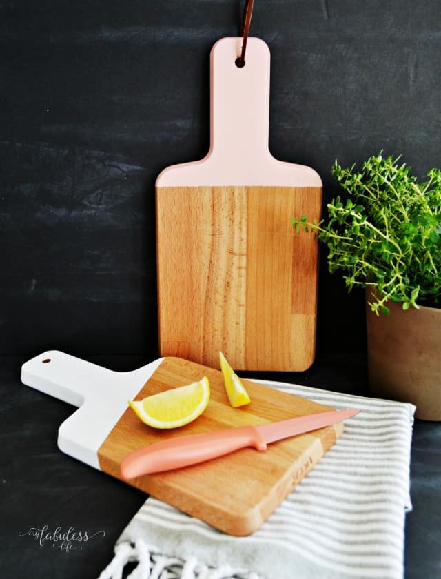 painted cutting board