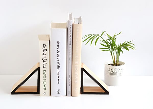 triangle bookends