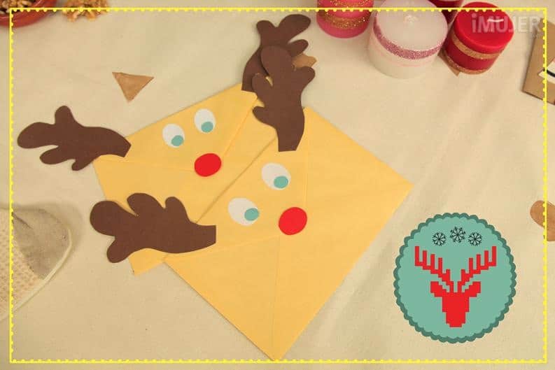 envelope reindeer