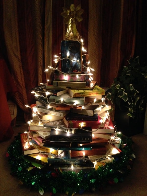 favorite book christmas tree