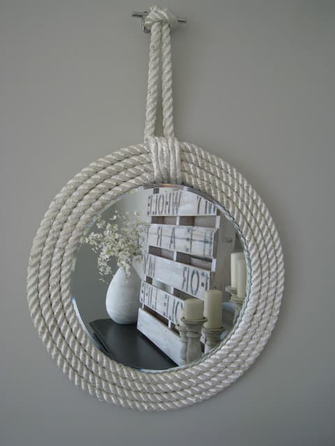 nautical rope frame