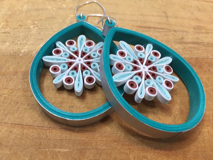 Feather Snowflake Ornament