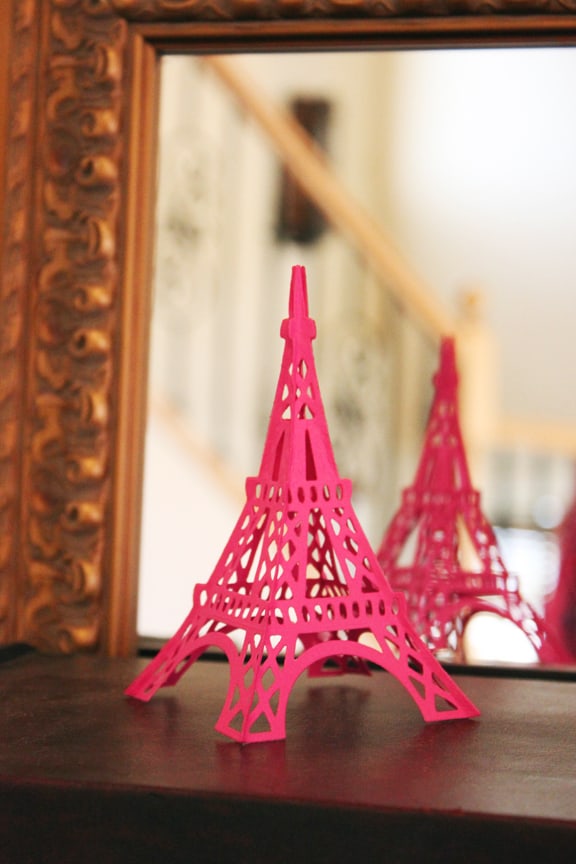 Embossed Paper Eiffel Tower