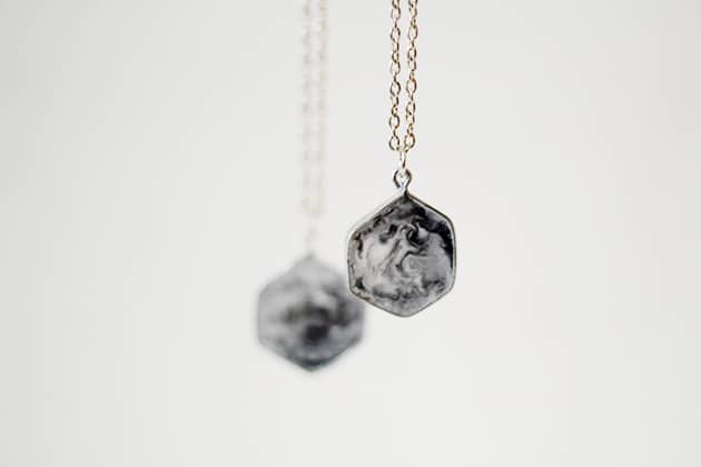 marble necklace