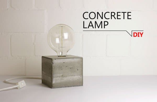 concrete block light